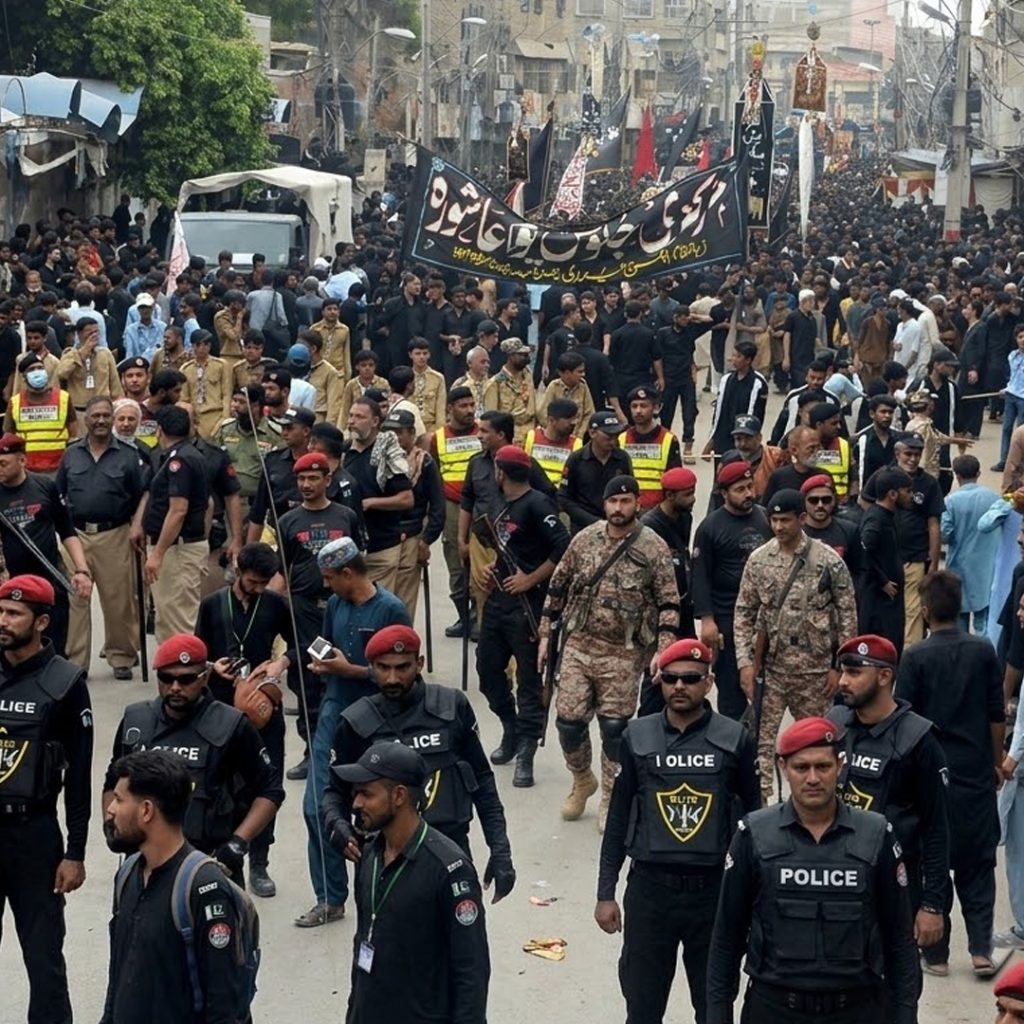 محرم الحرام سیکیورٹی پلان ترتیب پنجاب میں فوج رینجرز کے دستے نگرانی کریں گے