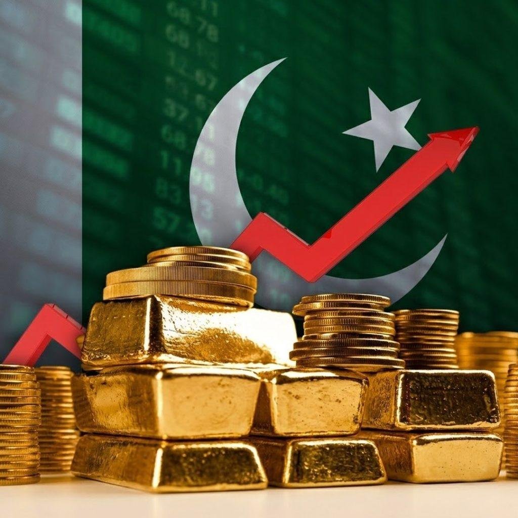 پاکستان میں سونے کی قیمت تقریباً 4 لاکھ 40 ہزار روپے تک پہنچ گئی۔