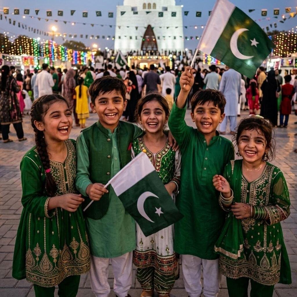 پاکستان 79واں یومِ آزادی قومی جوش و جذبے اور فخر کے ساتھ منا رہا ہے