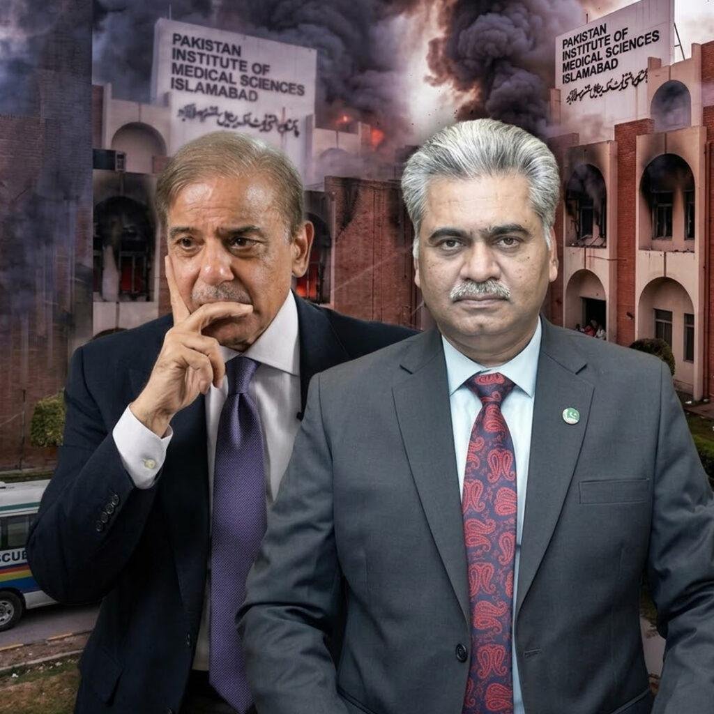 پمز اسپتال آتشزدگی کا معاملہ، وزیراعظم شہباز شریف نے سیکریٹری صحت محمد اسلم گھوری کو عہدے سے ہٹا دیا