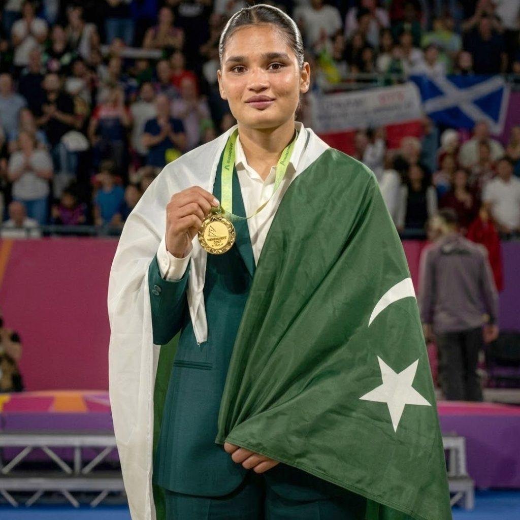 فاطمہ زہرا کامن ویلتھ گیمز کا تمغہ جیتنے والی پاکستان کی پہلی خاتون باکسر بن گئیں