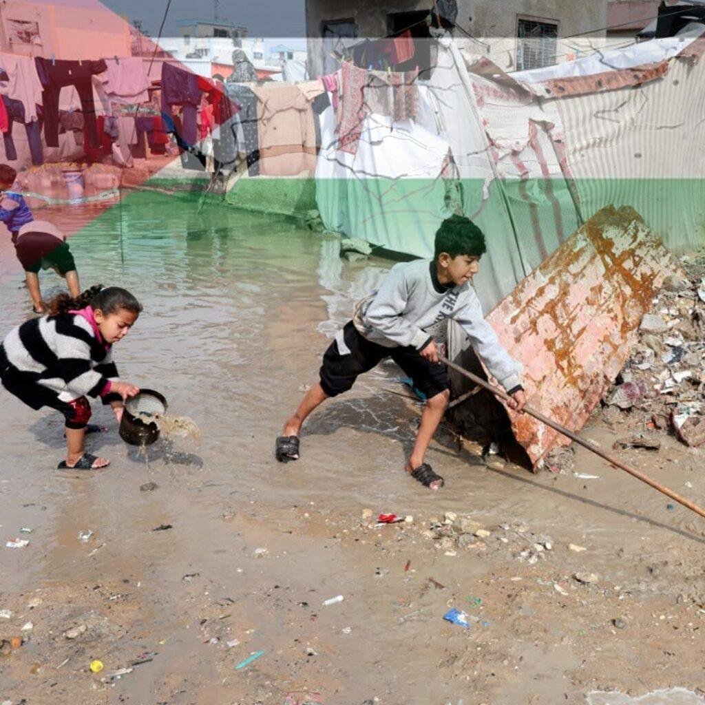 غزہ میں پانی اور نکاسیِ آب کا نظام درہم برہم ہونے کا خطرہ