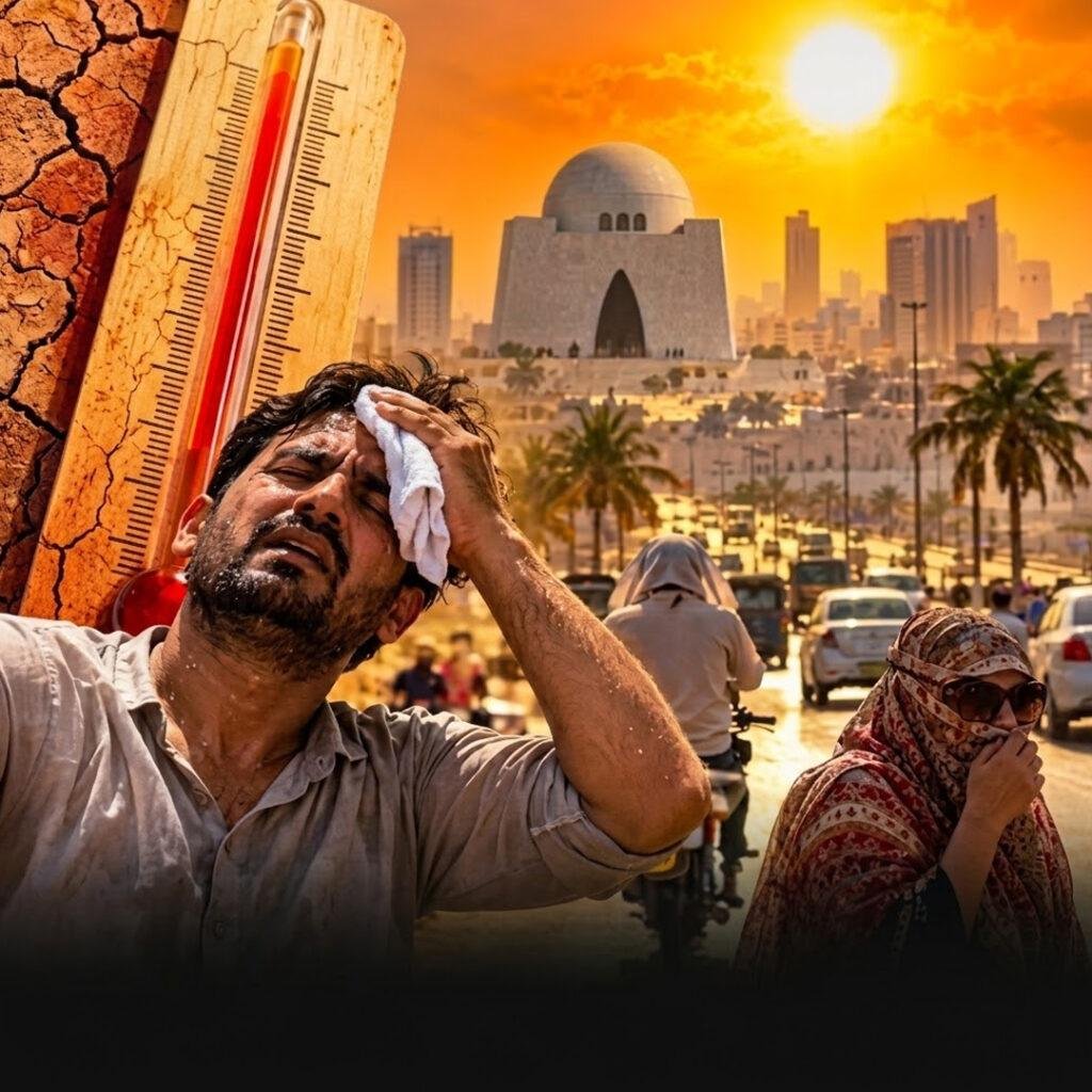 کراچی میں ستمبر کی غیر معمولی گرمی نے 10 سالہ ریکارڈ توڑ دیا