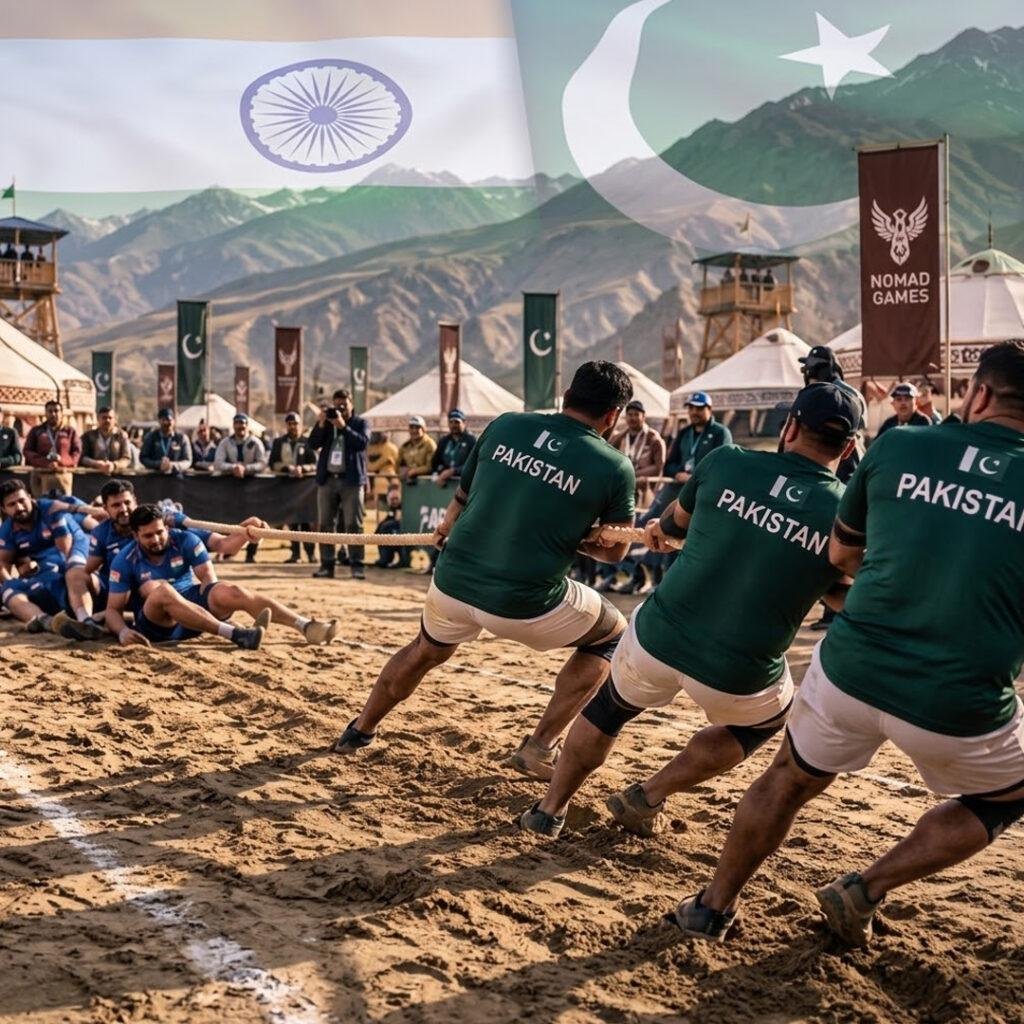 ٹگ آف وار میں پاکستان کی بھارت کے خلاف بڑی فتح، ورلڈ نومیڈ گیمز میں کامیابی